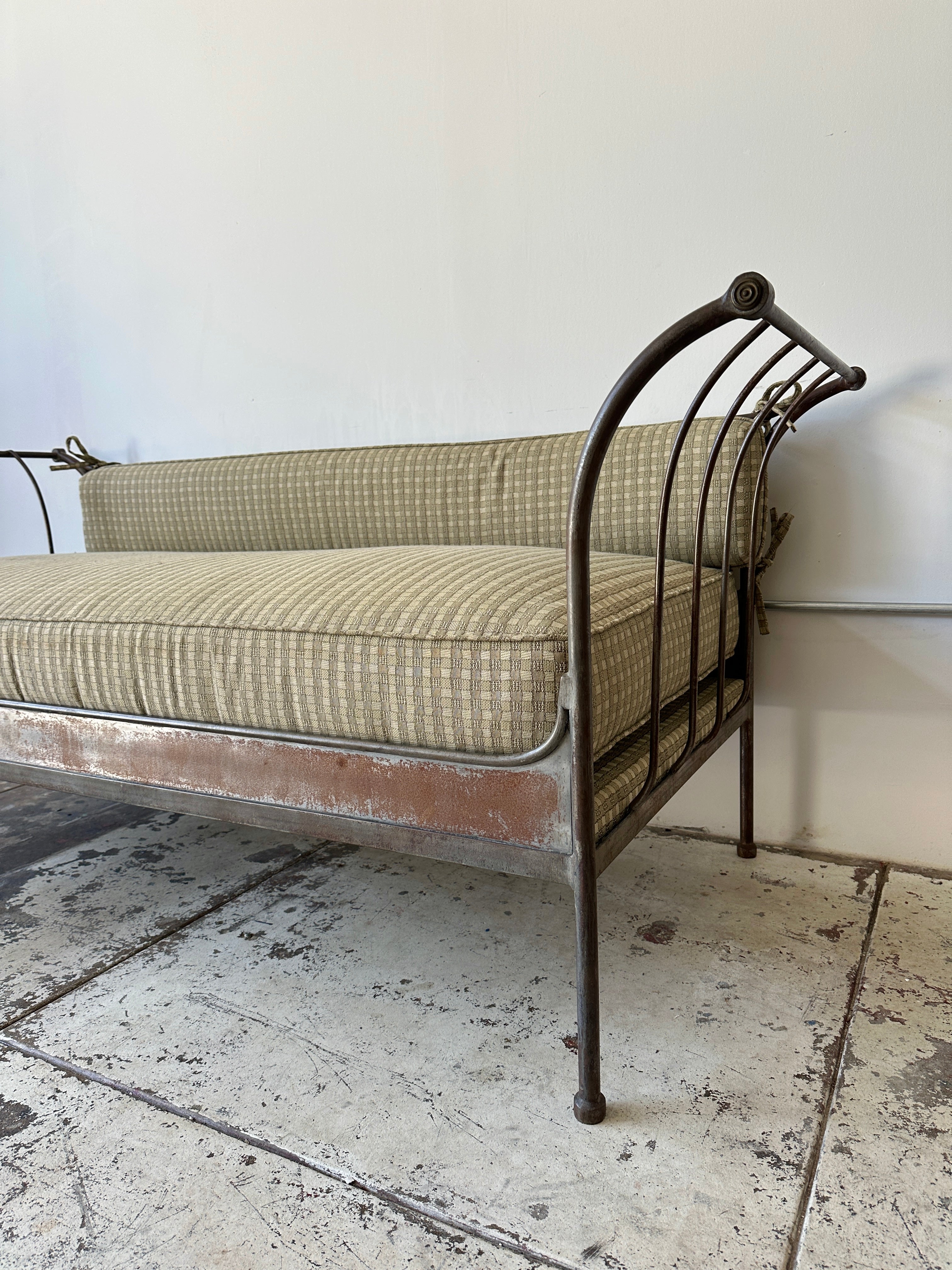 19th Century French Steel Daybed