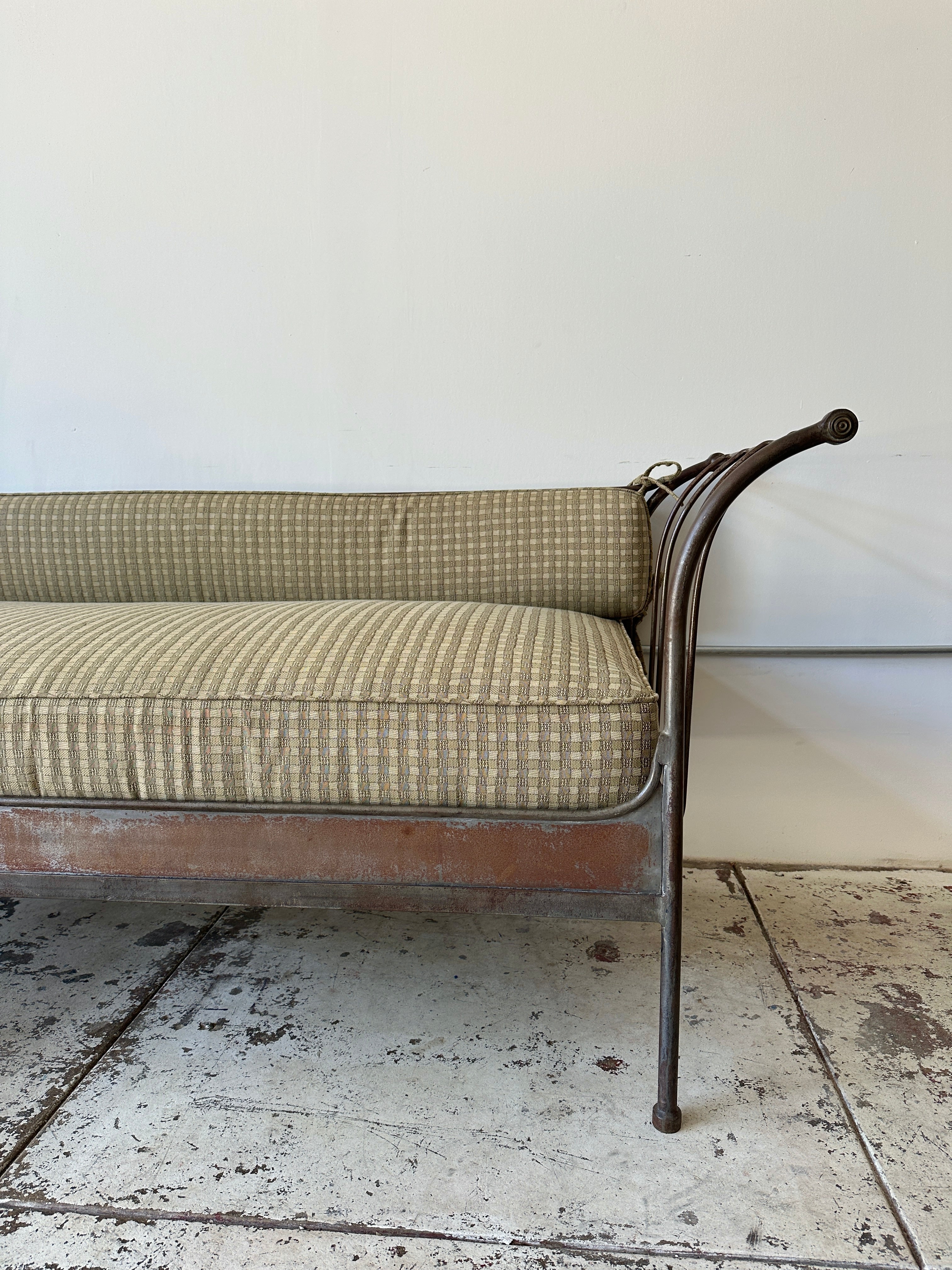 19th Century French Steel Daybed