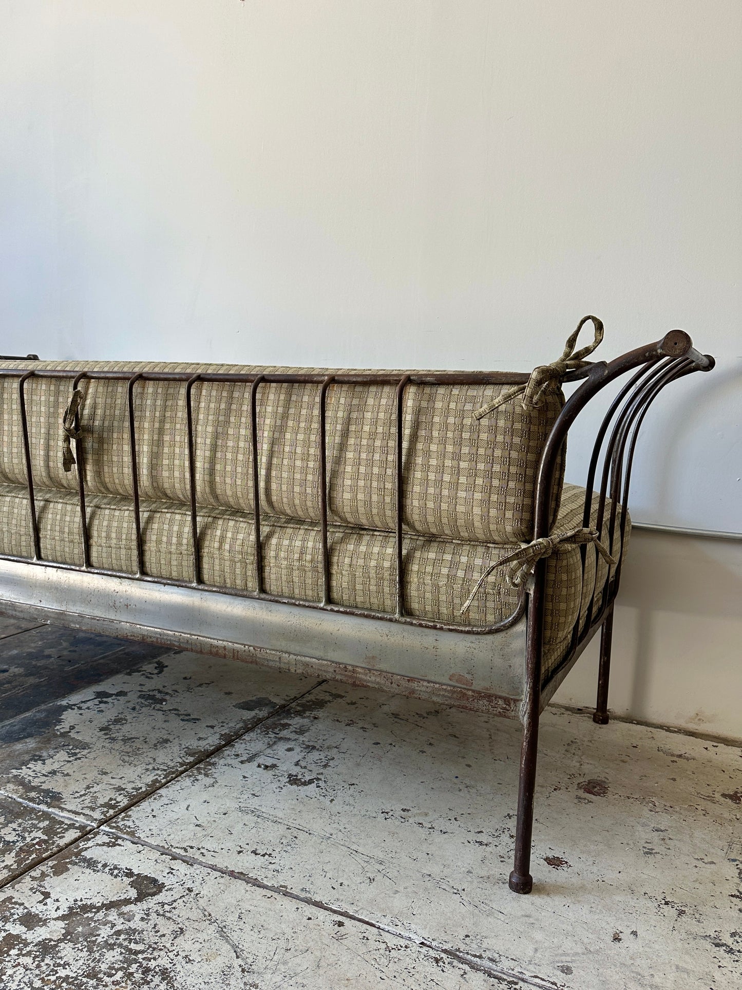 19th Century French Steel Daybed