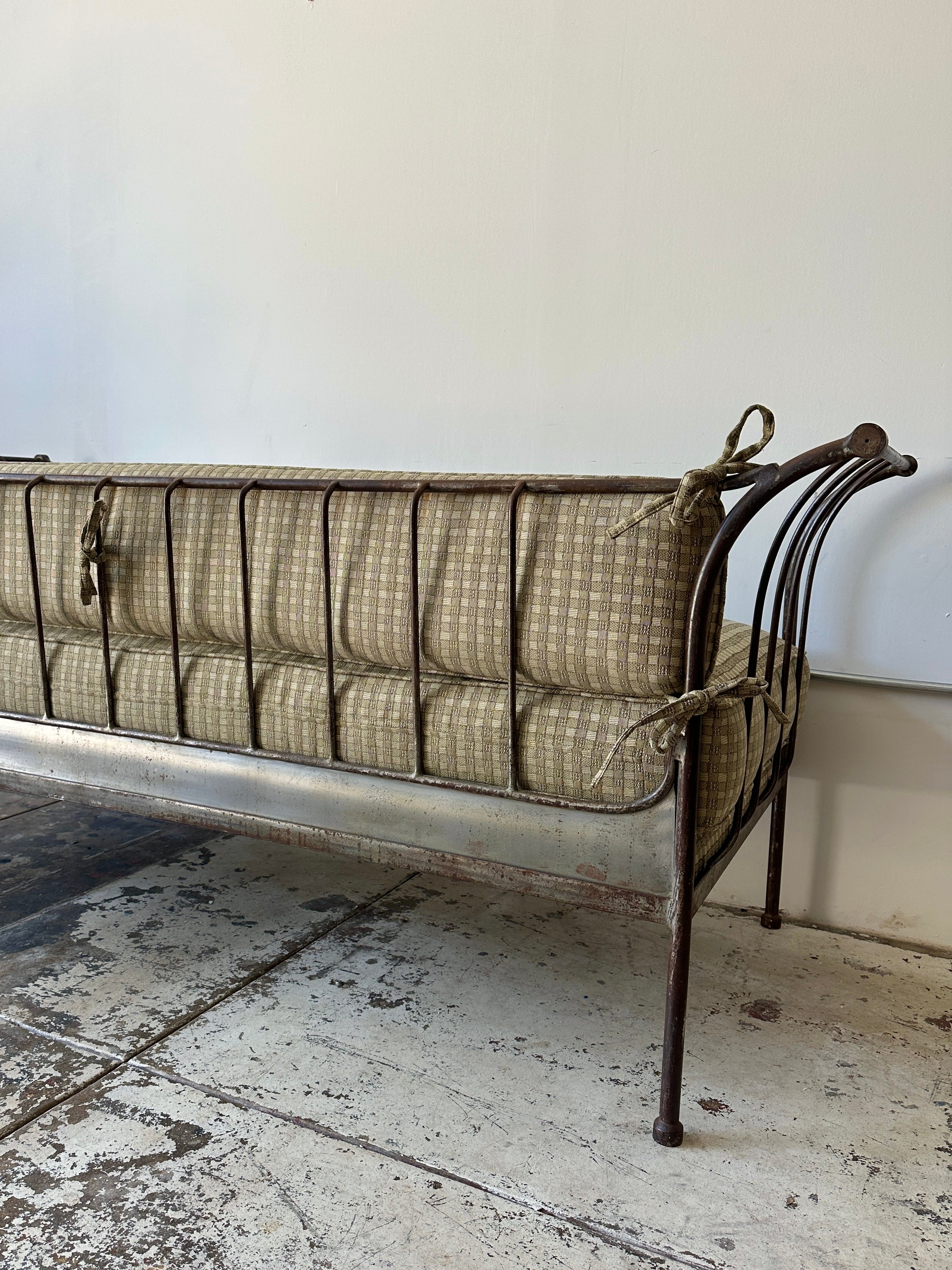 19th Century French Steel Daybed