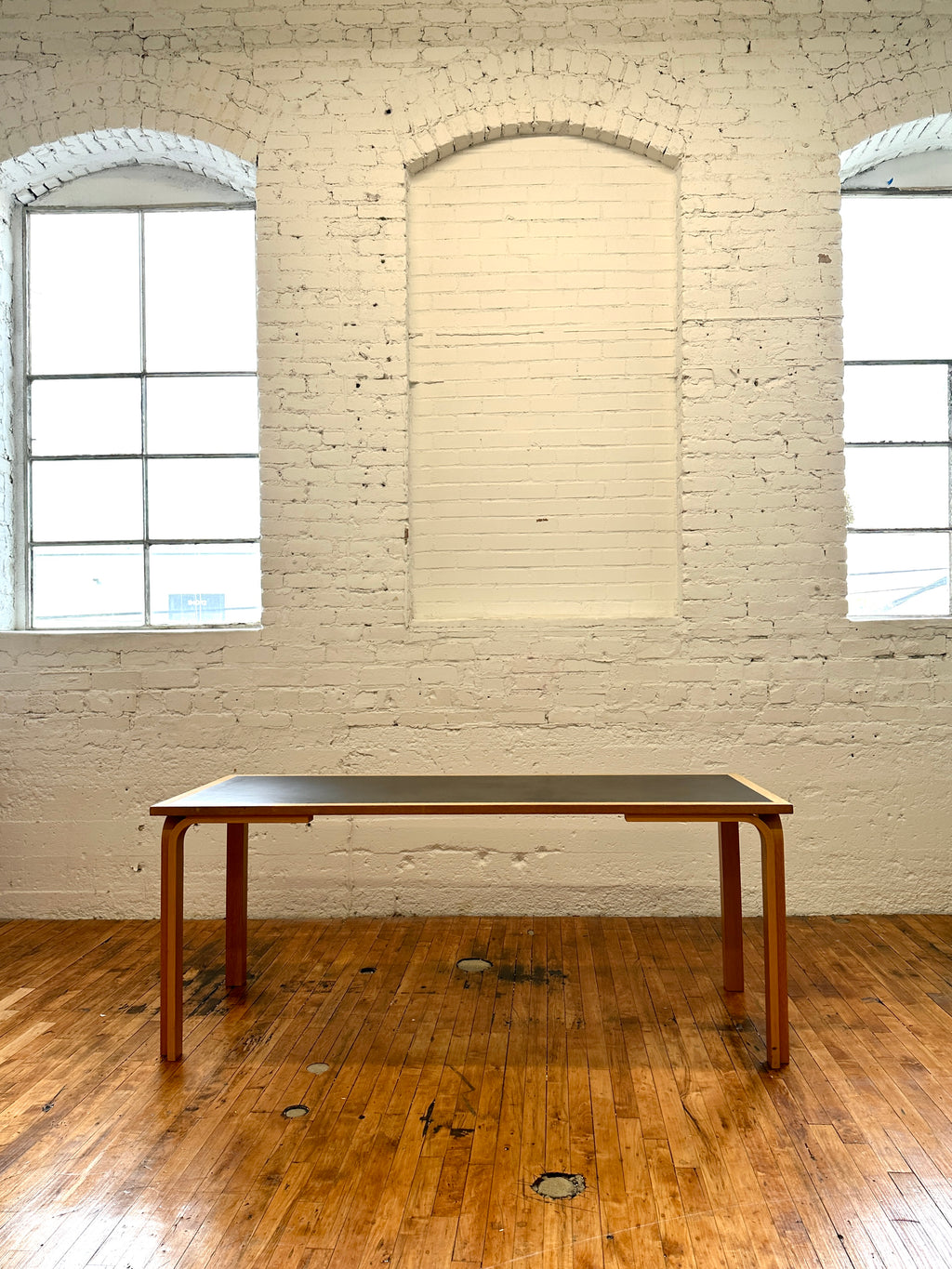 1970s Desk / Dining Table by Rud Thygesen & Johnny Sorensen for Magnus Olesen