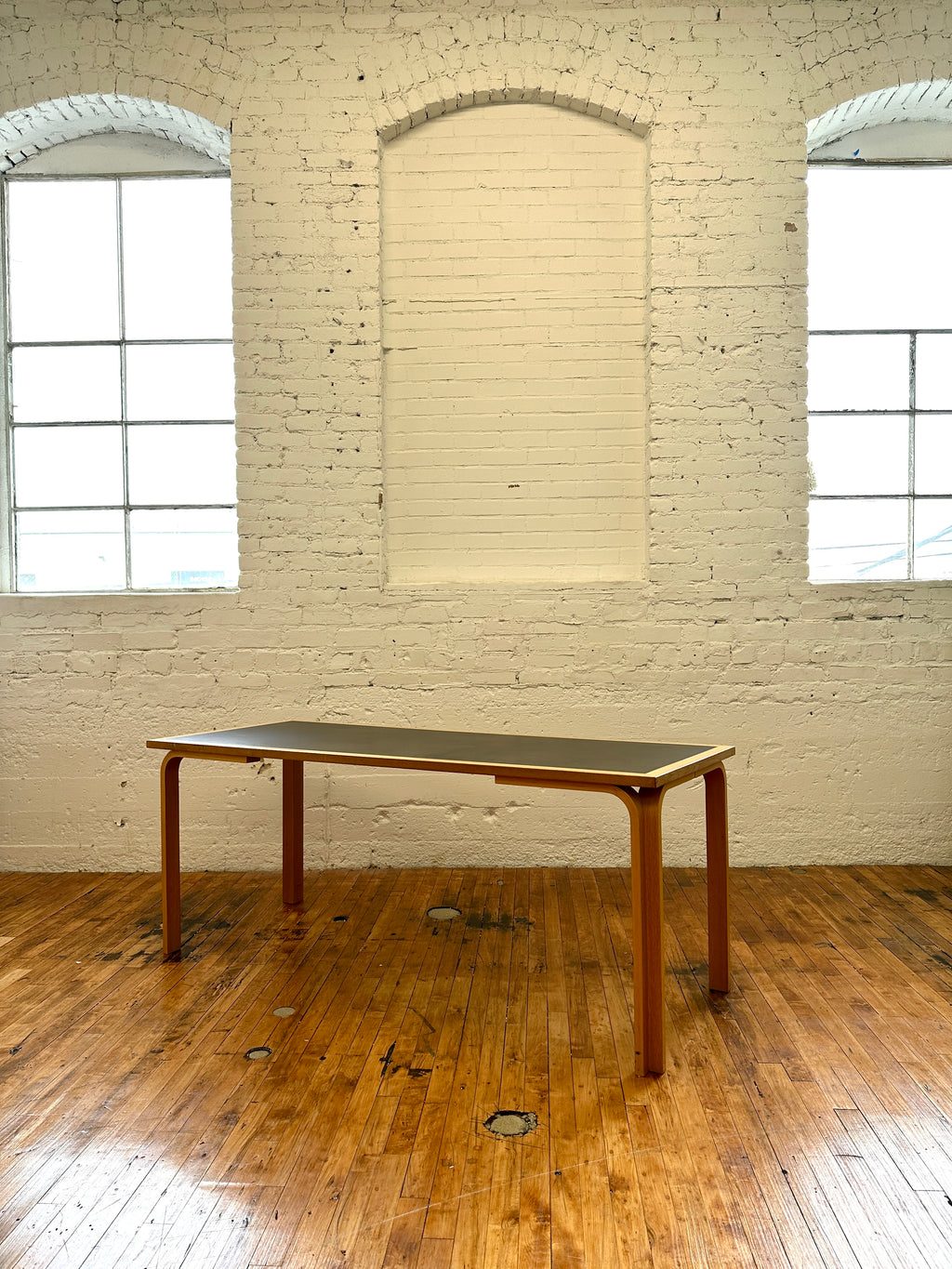 1970s Desk / Dining Table by Rud Thygesen & Johnny Sorensen for Magnus Olesen