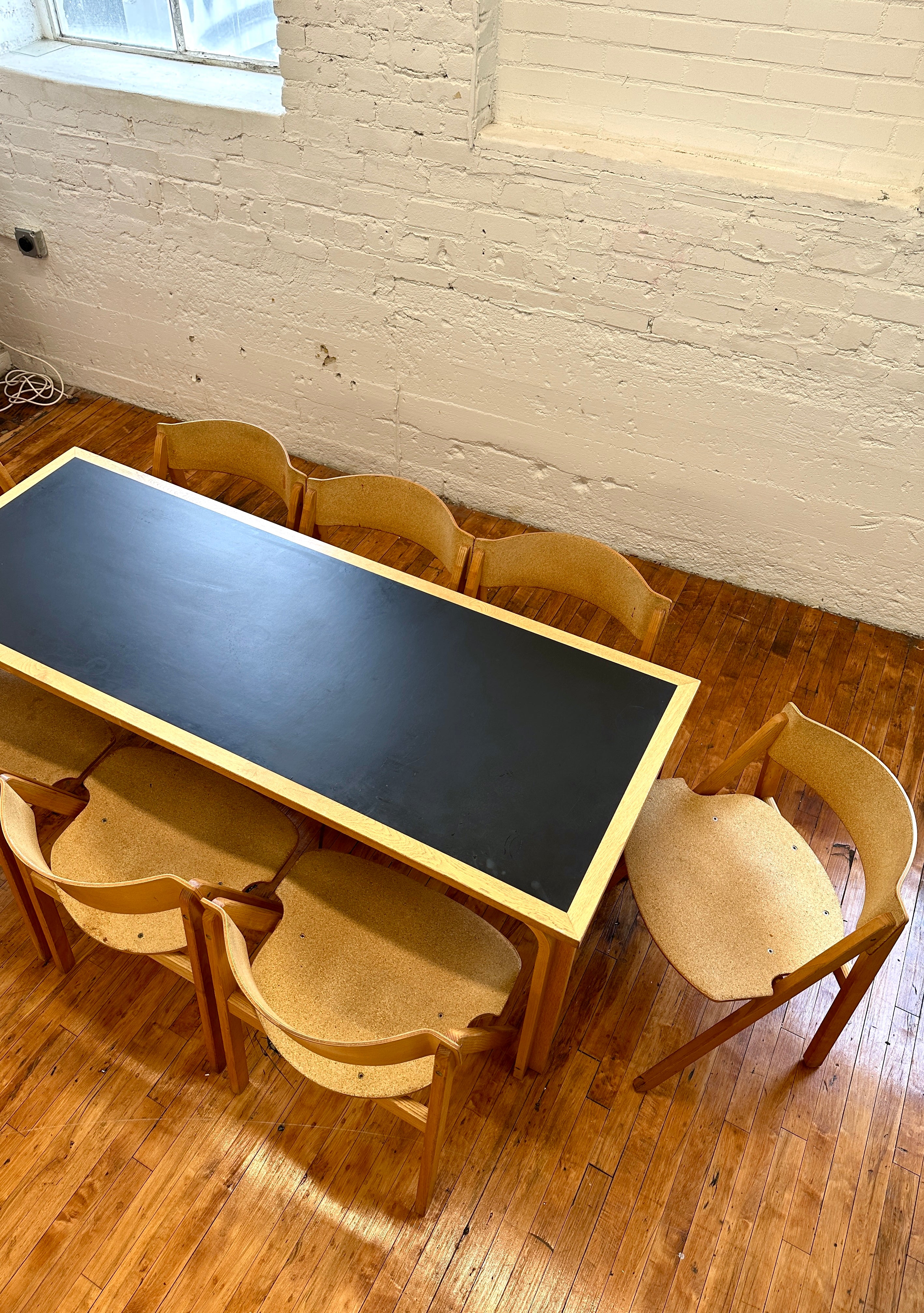 1970s Desk / Dining Table by Rud Thygesen & Johnny Sorensen for Magnus Olesen