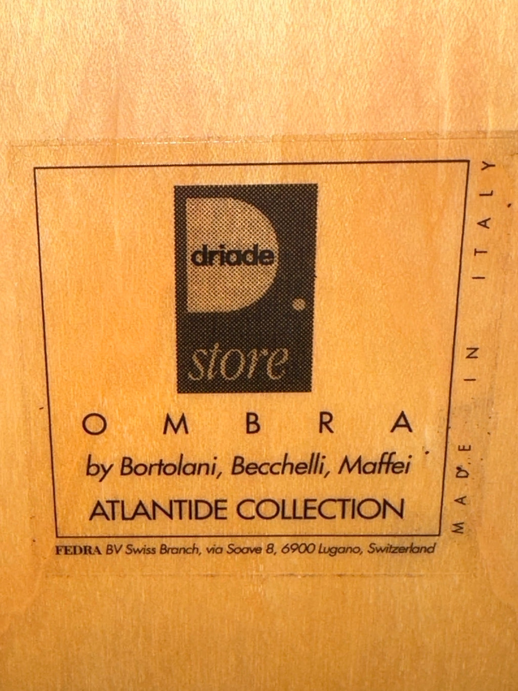 2000s Driade Ombra Bookcase by Bortolani, Becchelli, Maffei