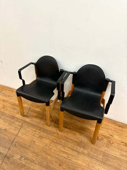 1980s Kartell x Thonet Flex Arm Chair by Gerd Lange