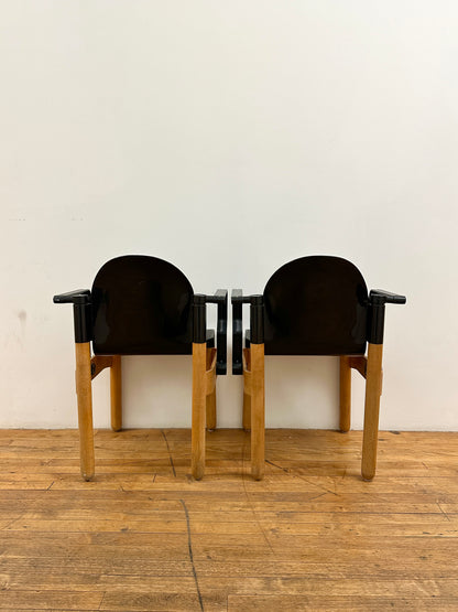 1980s Kartell x Thonet Flex Arm Chair by Gerd Lange