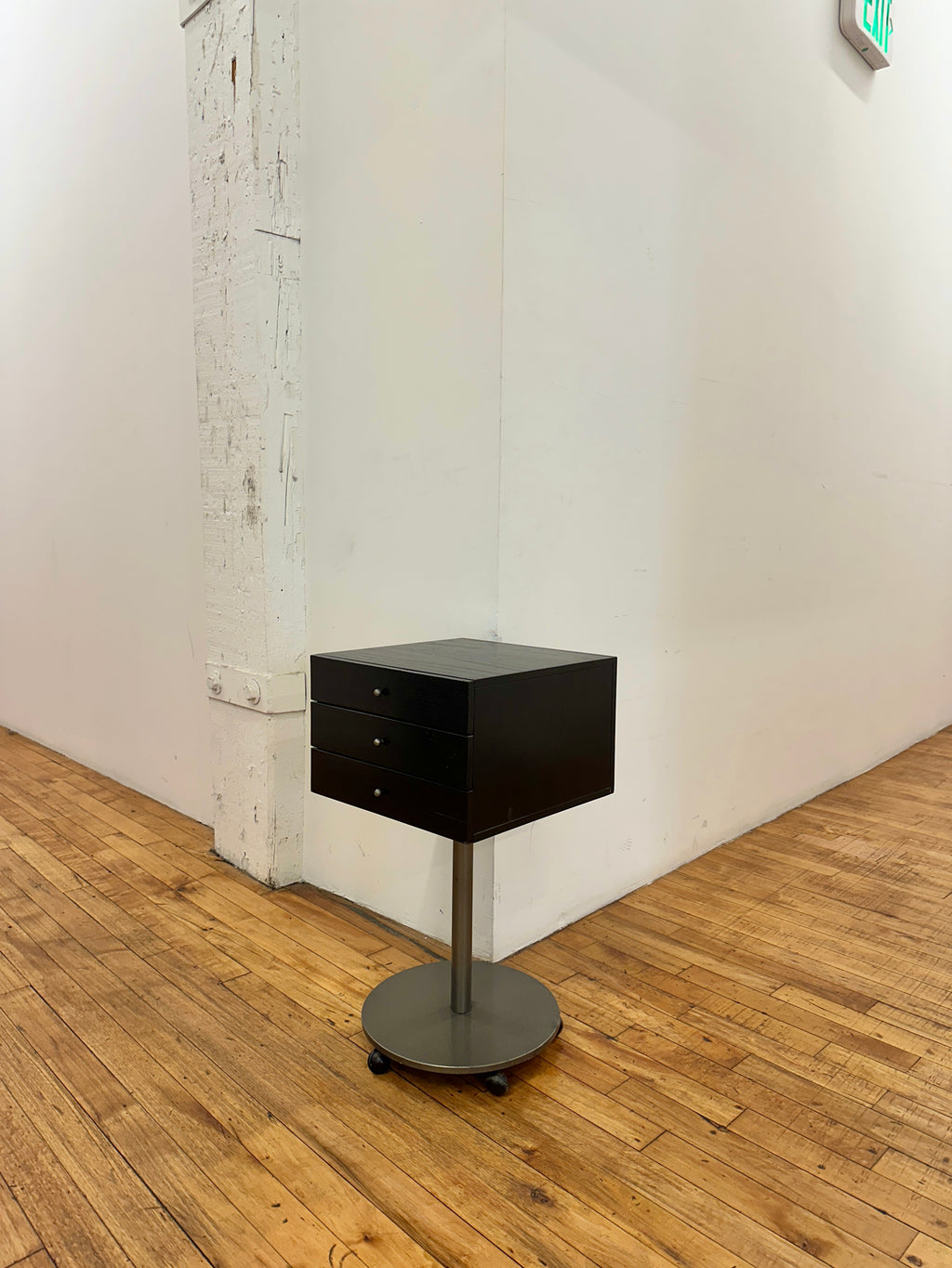 1980s Forme Carrara Bedside Table