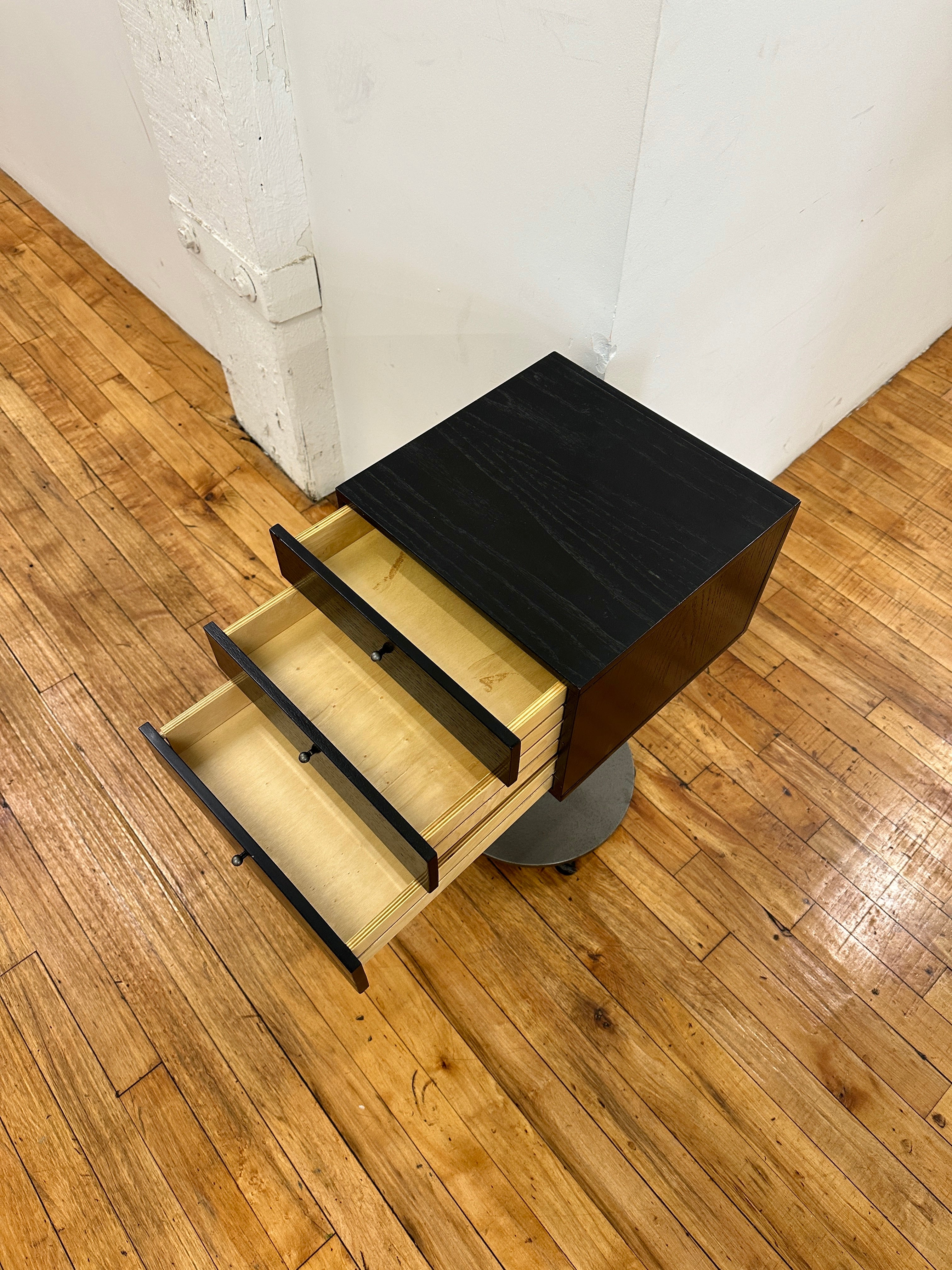 1980s Forme Carrara Bedside Table