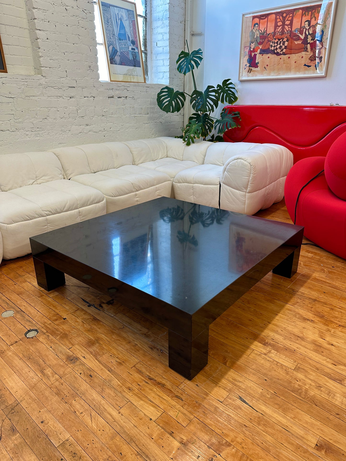 1980s Large Italian Coffee Table