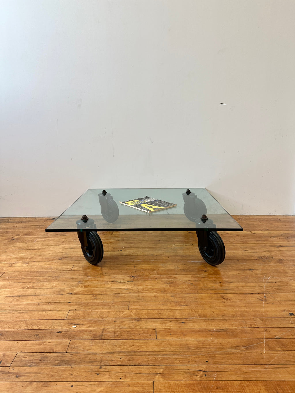 1980s Gae Aulenti Tavolo Con Ruote XXL for Fontana Arte