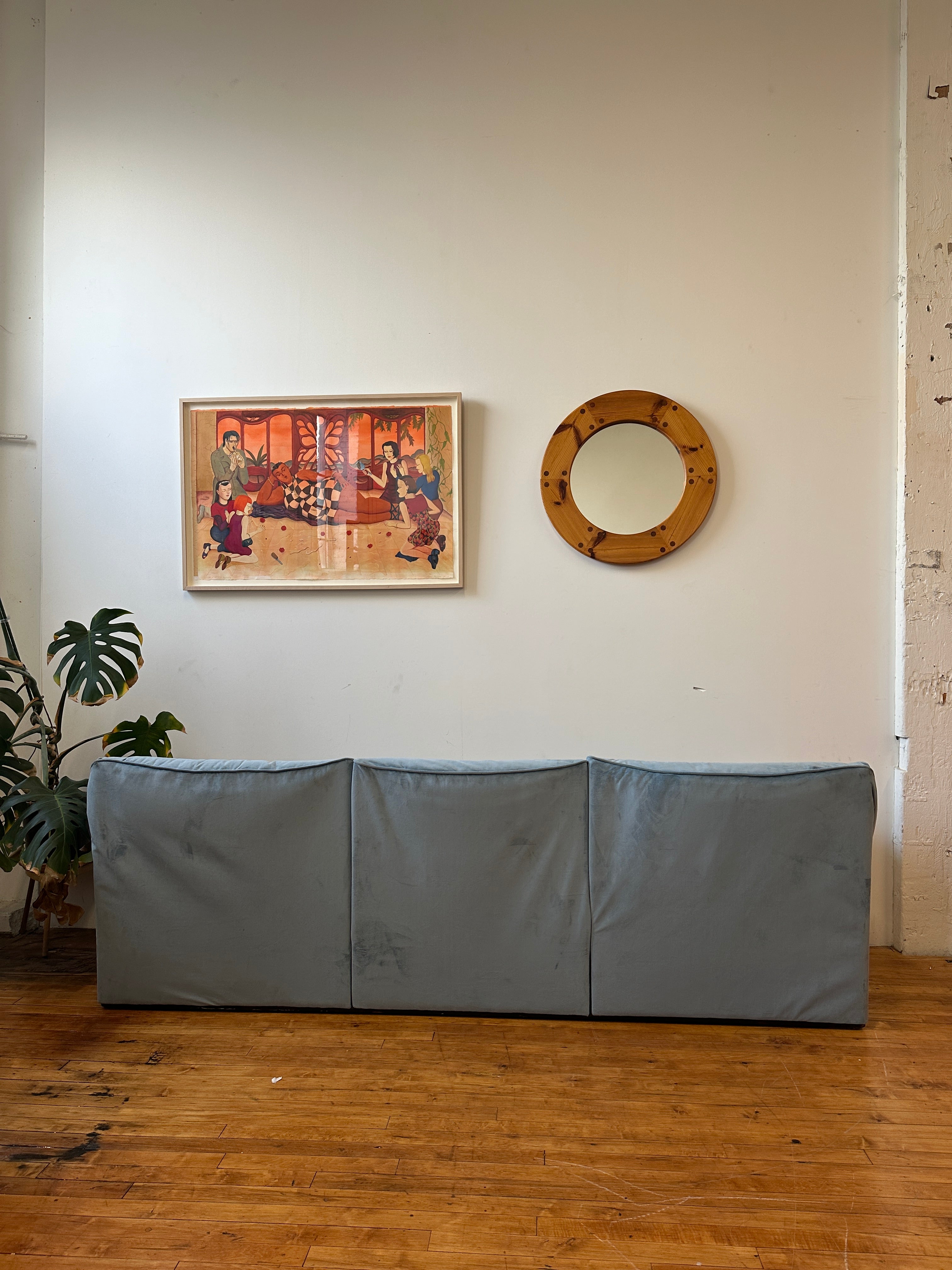 1970s Cassina Probjeto Babalao 3 Seater Sofa by Vico Magistretti