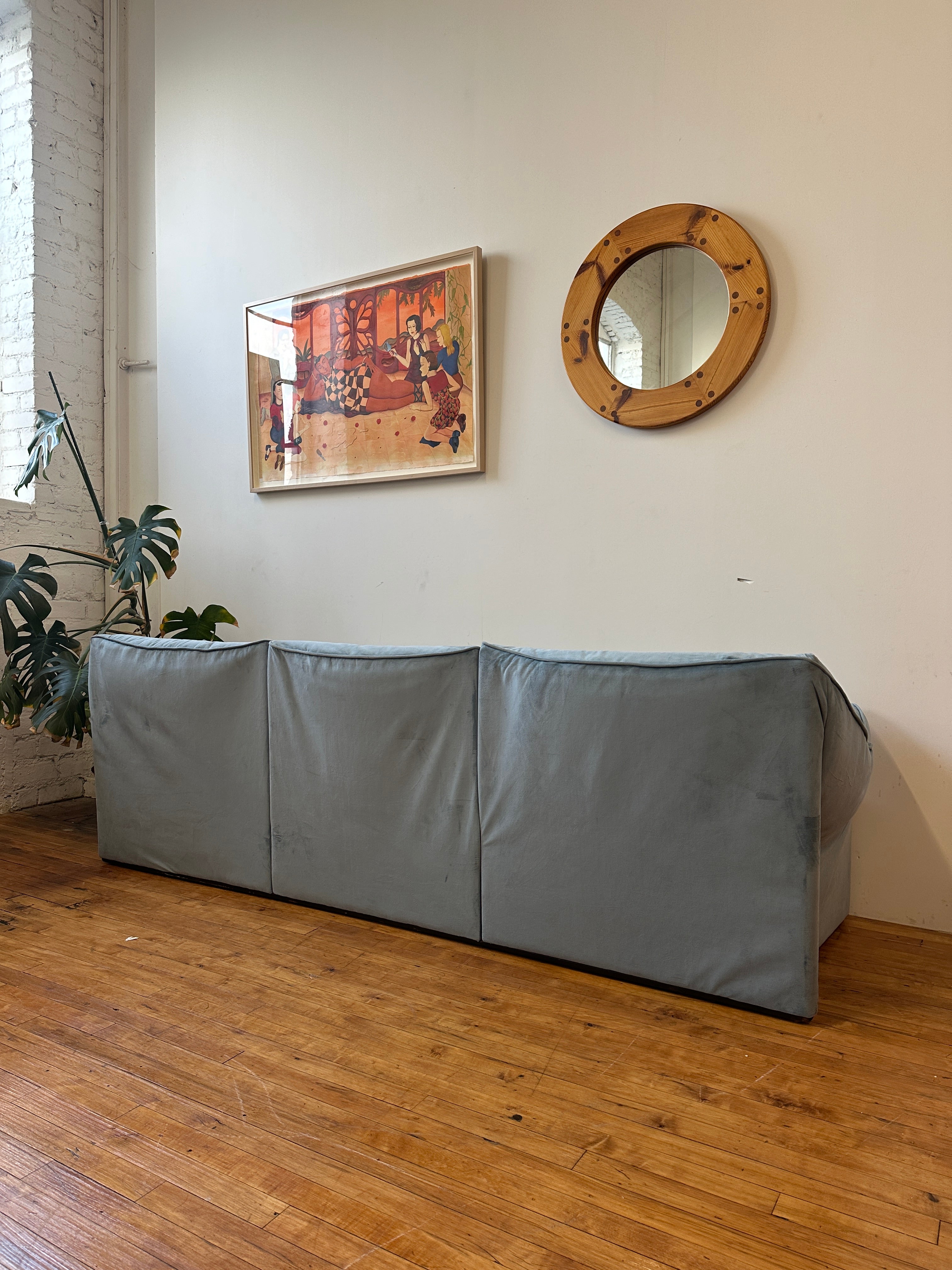 1970s Cassina Probjeto Babalao 3 Seater Sofa by Vico Magistretti