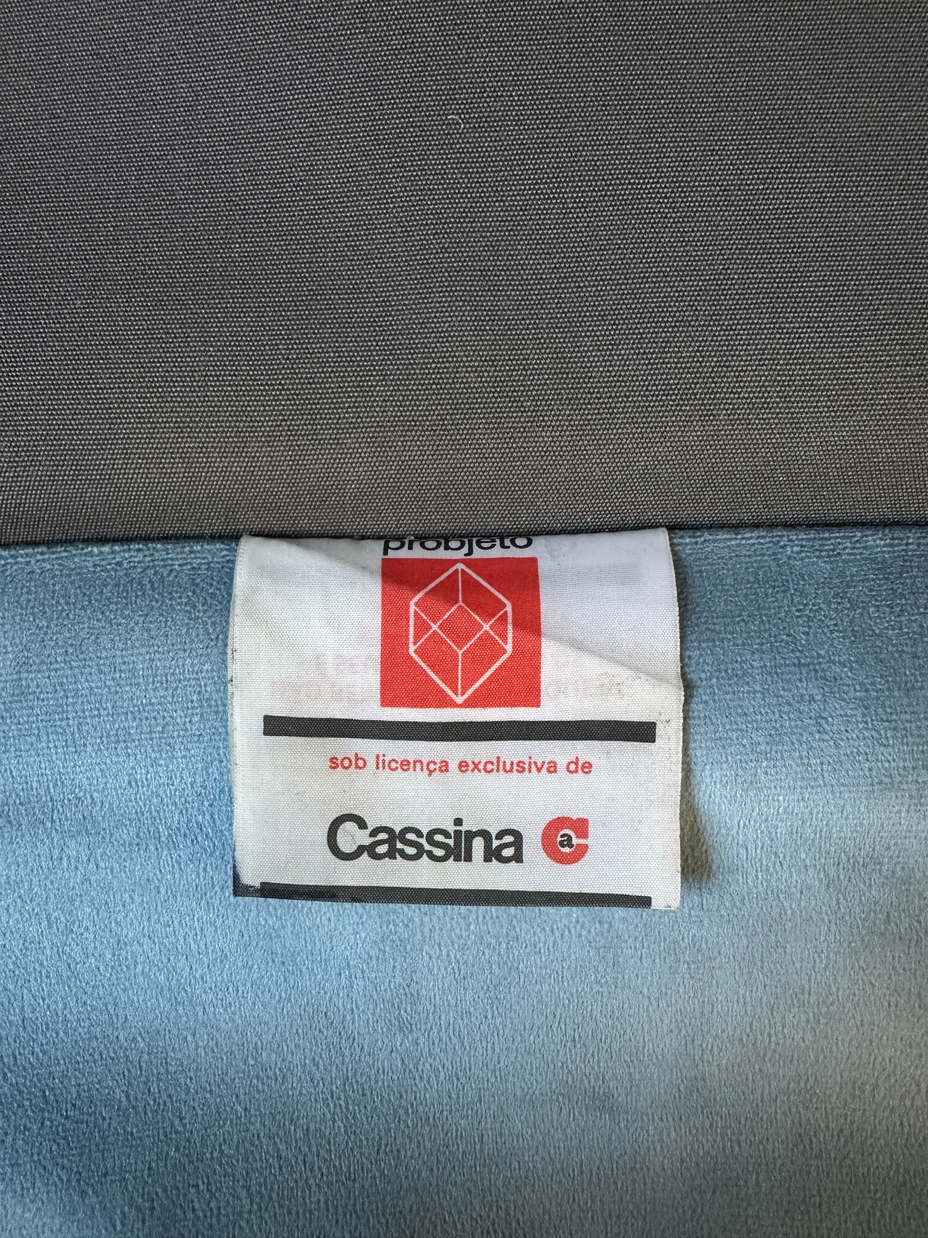 1970s Cassina Probjeto Babalao 3 Seater Sofa by Vico Magistretti