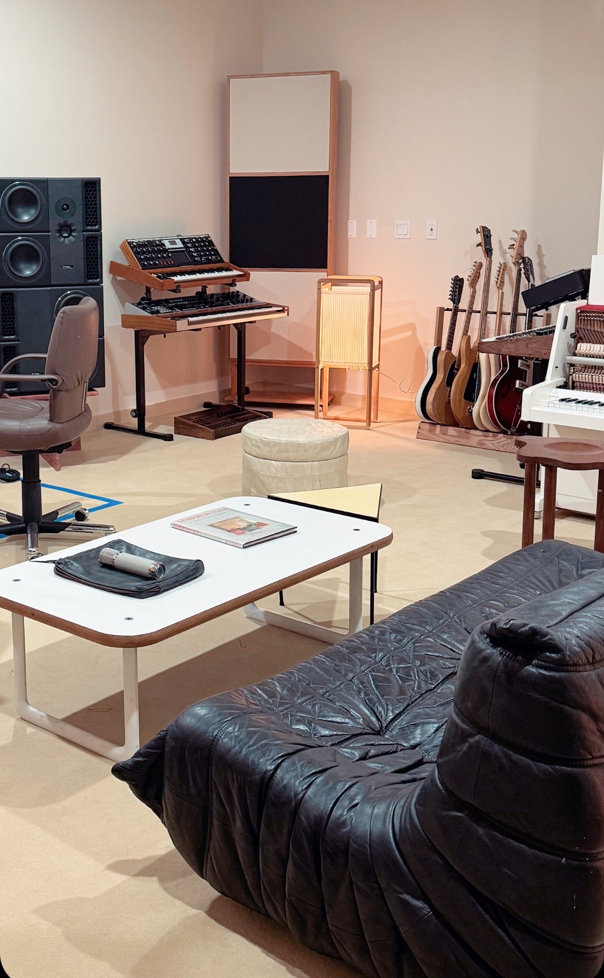 1950s Frederic Weinberg Triangle Side Table